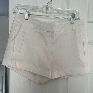 Classic White Women's Shorts